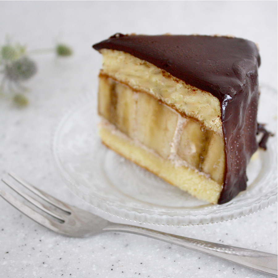 ほのかにラム香る、チョコレートバナナケーキ